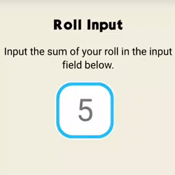 Enter the roll number manually